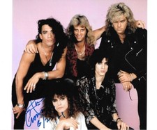 * JUAN CROUCIER * signed 8x10 photo * RATT BASSIST * COA * 7