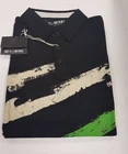 MEN'S BILLABONG PARADISE T SHIRT TOP POLO SHIRT BLACK S M