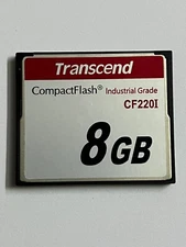 Transcend TS8GCF220I 8GB Industrial Grade Compact Flash CF Card 220X CF220I SLC
