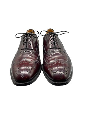 Johnston & Murphy Heritage Burgundy Leather Wingtip Leather  display picture 1