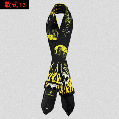 Skull Skeleton Guitar Strap Bass Acoustic Electric Free Ship New