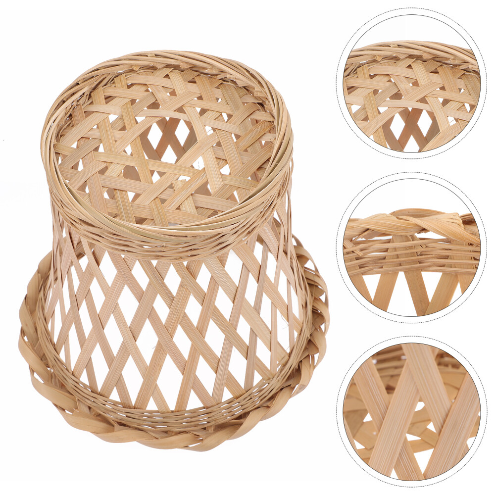 woven pendant light Room Modern Rattan Lamp Cover Shade Table Lamps