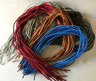 3/16 x 72 Inch Bulk Baseball/Softball Glove Lace - Multiple Colors Available