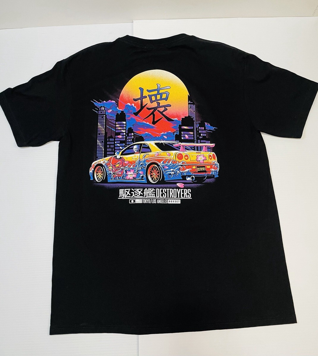 Destroyers Mens Medium Car Tokyo/Los Angeles Boxset Graphic Design