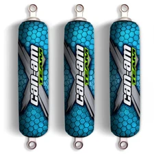 Cyan X Can Am Team Shock Covers Bombardier DS 250 ATV (Set of 3)