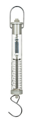 Newton Force Meter Spring Scale - Max Capacity 30N, 3Kg, Dual Scale Labeled