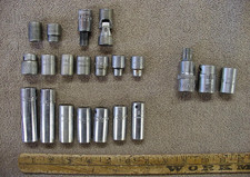 Vntg  18 pc. MAC 3/8 Dr.  Socket Group,Deep,S...
