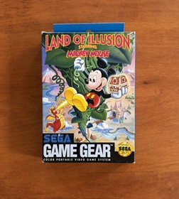 Mickey Mouse Land of Illusion (Sega Game Gear) VGC CIB In Box Complete & Tested