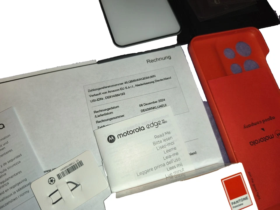 Motorola EDGE 50 NEO 6,36 12 GB RAM 512 GB Rot + 9H Folie und Glas... - Bild 4 von 4