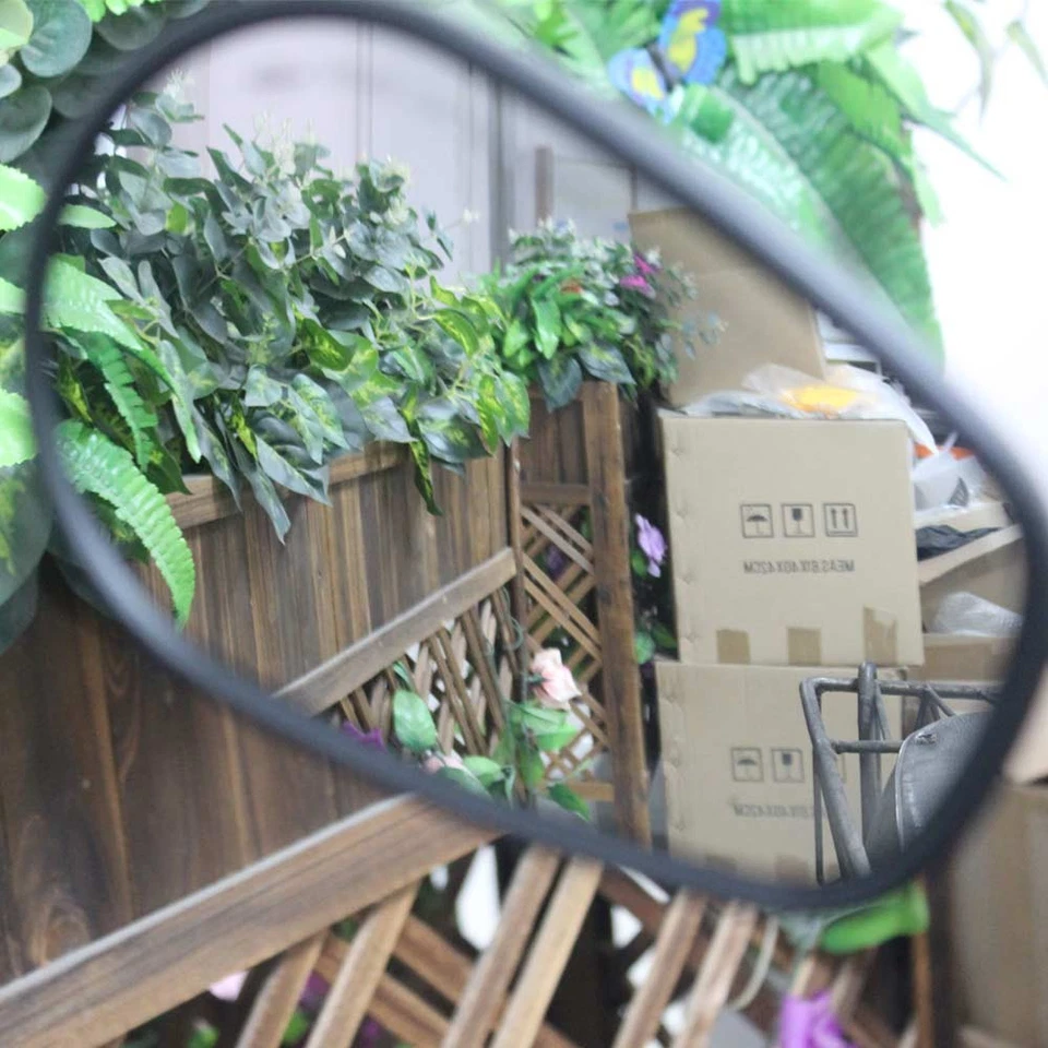 Espejos retrovisores laterales negros mate de 8 mm para Harley Electra Street Glide Sportster Foto 4 de 4