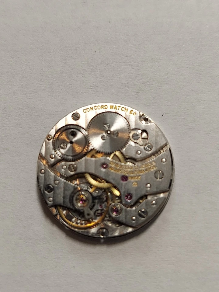 Concord Watch Movement Manual Mens 17 Jewels Swiss Ultra Thin - Image 2 of 4