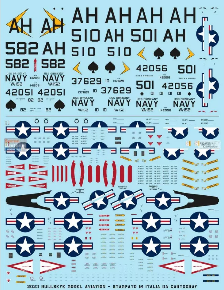 Bullseye Model Aviation 1/48 Decals 48032 - F-4J Phantom II Fleet Phantoms - Image 2 of 4