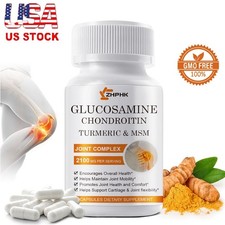   Glucosamine Chondroitin Turmeric  MSM 60 CAPSULES - Bones Joint Support Pills