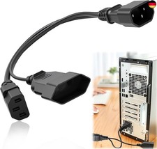 Stromkabel Y-Splitter UPS PDU C14 auf C13 + Euro Y-Splitter-Stromkabel IEC