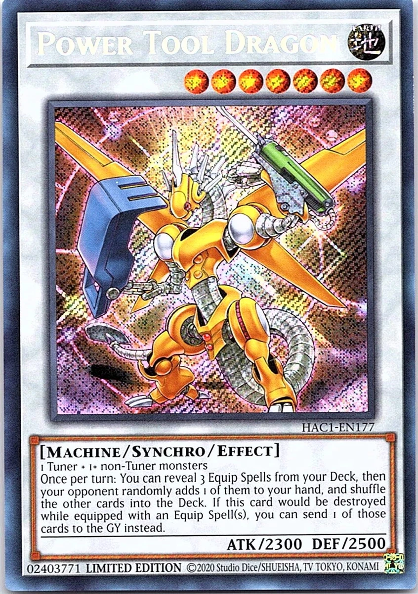 Power Tool Dragon Yu-Gi-Oh! TCG Individual Trading Card Games for