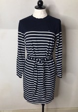 Tommy Hilfiger Blue White Stripe Pullover Shirt Dress Size M