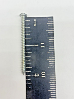 (144) #6'' X 2'' Zinc Plated Slotted Pan Head Sheet Metal Screws Tapping Type AB