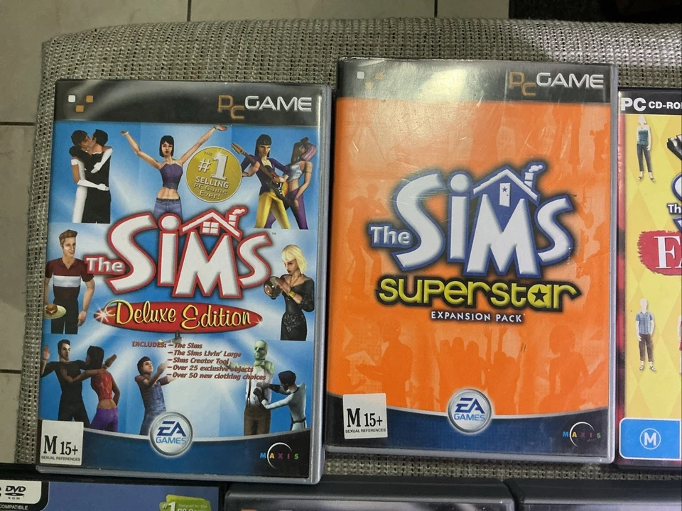 The Sims 2 3 4 PC MAC DVD ROM Base Games & Expansions Pack Bulk Bundle Lot - Image 3 of 4