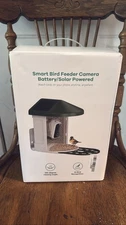 Smart Bird Feeder Camera Battery/Solar Powered AI Bird Recognition