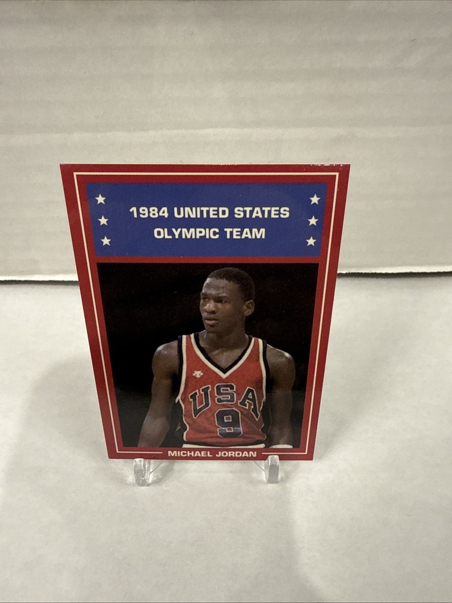 1984 Rare Michael Jordan USA Olympic Rookie Card Red Border | eBay