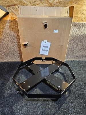 PIG DRM374 Single Drum Container Steel Dolly ext. dia. 28''x6'' H 800lbs Load Cap.