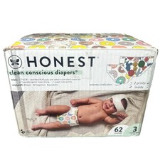 The Honest Company Clean Conscious Disposable Diapers Size 3 62ct 