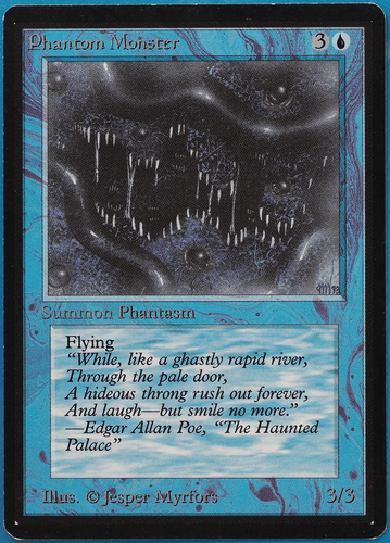 Phantom Monster Beta NM Blue Uncommon MAGIC GATHERING CARD (ID# 494373) ABUGames - Picture 1 of 2