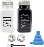 Salz- Und Pfefferstreuer-Set GewüRzgläSer Aus Glas Edelstahl 2Er Set Klein