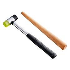 Jewelers Rubber Hammer with Wood Ring Mandrel...