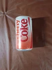 1980s Cherry Coke Can Ripple Top Empty Coca Cola Soda Pop Can Rare Vintage