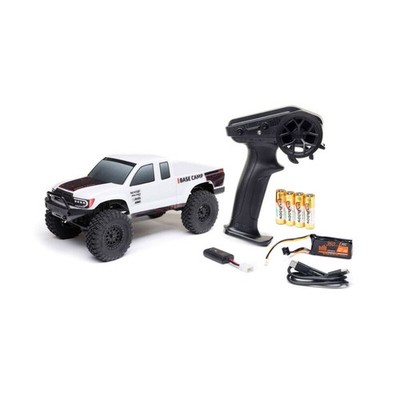 Axial AXI-1219T1 1/24 SCX24 Base Camp 4WD Rock RC Car Crawler Brushed RTR White