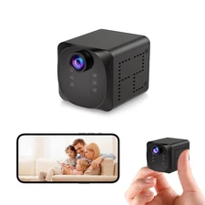 Mini Camera 4K HD WiFi Wireless Security Camera with Motion Detection, Night ...