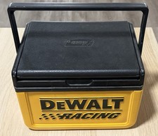 Dewalt Racing Coleman Black Yellow Vintage Cooler Lunchbox Camping