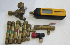 Fieldpiece MG44 Vacuum Gauge + Yellow Jacket 18985 + Western Y & Line connectors