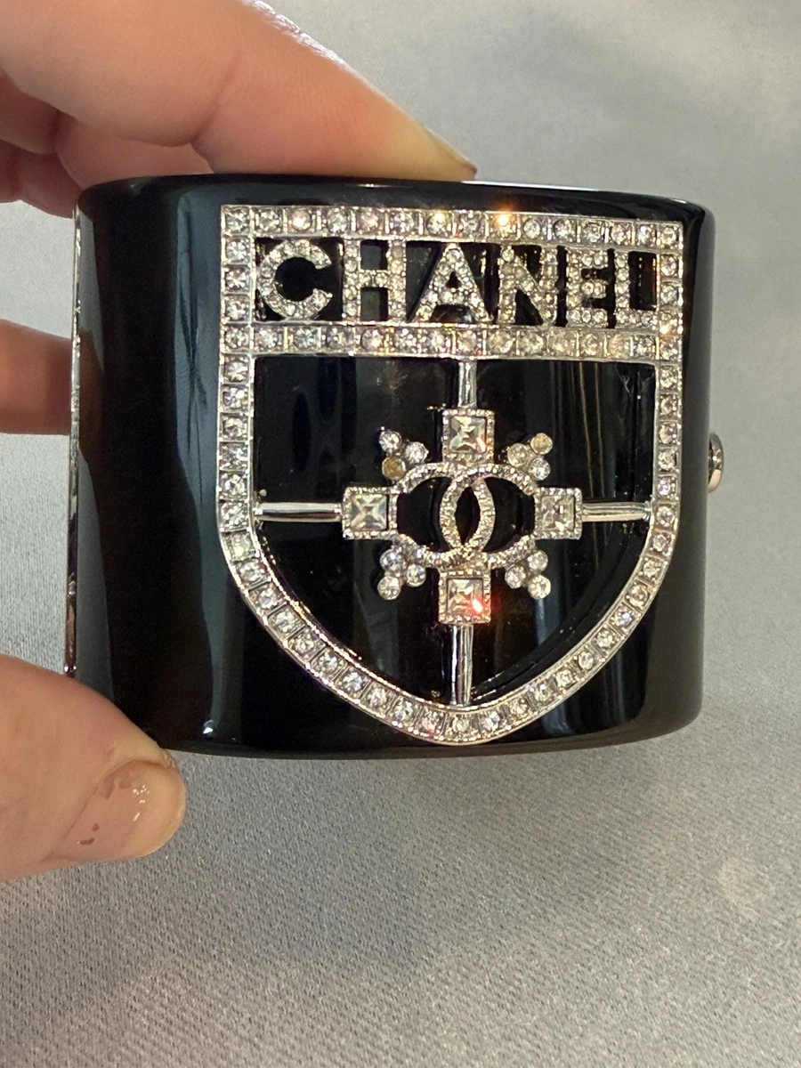CHANEL クリスタル装飾 ブラックベルト CHANEL Crystal Black Fashion Bracelets for sale | eBay