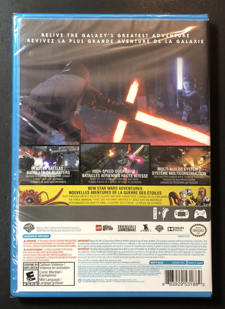 Wars The Force Force Awakens Juego Star Wars Wii U LEGO Star Wars