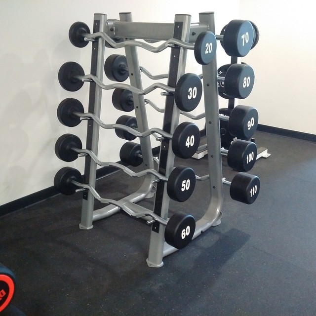 Tko Fixed Curl Bar Set 20 110 Lbs Rubber Coated For Sale Online Ebay