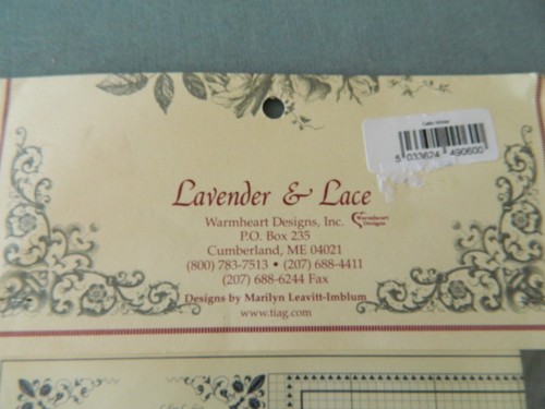 New Lavender & Lace Cross Stitch "CELTIC WINTER" 60 Marilyn Leavitt-Imblum 2005 - Picture 5 of 6