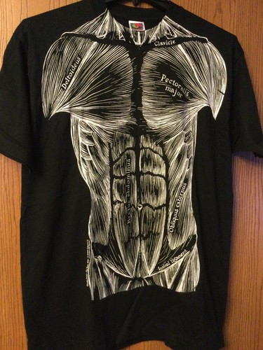 Leslie Arwin/ Pat Bowa 1977 Black Anatomy Shirt - XL - Fruit Of The Loom
