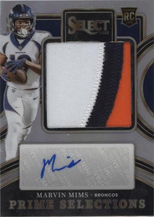 2023 Panini Select - Prime Selections Signatures Marvin Mims #PS