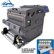 24in(600mm) Entry Level Automatic DTF Powder Shaker and Dryer Machine with Gift