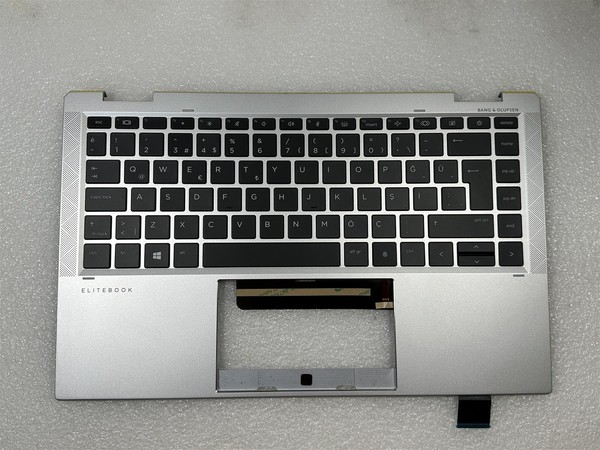 FüR Hp Elitebook X360 1040 G7 M16932-141 Turkish Turkce Handauflage Tastatur Neu-image