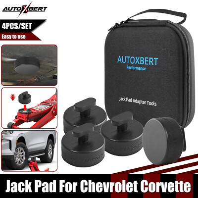 MuuTuoL 4-Pack Red Aluminum Jacking Pucks For Corvette C5 C6 C7 C8 & 911 Porsche - Lifting Pad Adapters - View #10