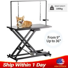 50" Electric Pet Grooming Table Heavy Duty for Large Dog Height Adjustable