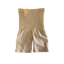 Shapewear High Waist Tummy Control Shorts Beige M L Seamless Slimming Bodysuit