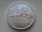 GARDEN GNOMES GONE FISHING 1OZ .999 FINE SILVER