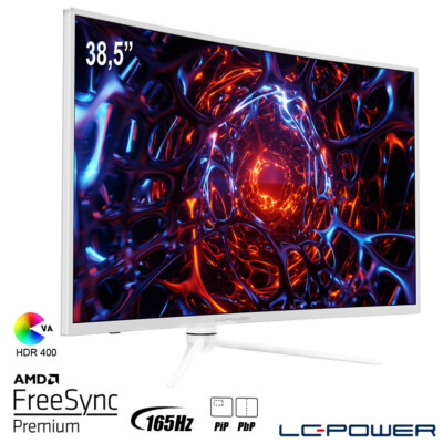 LC-Power - Monitor LC-M39-QHD-165-C - 38,5'', QHD-Auflösung, 165Hz, Curved, VA