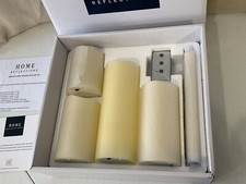 Home Reflections, in Ivory, 6 Piece Flameless Candles, with Remote Control. NEW
