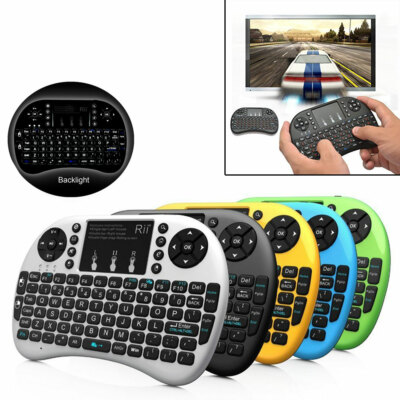 Rii i8+ 2.4GHz Mini Wireless Backlit Touchpad Keyboard w/ Mouse Free Shipping US