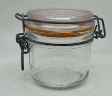 Vintage Le Parfait 0.5L "Super" Glass Jar VMC Reims Made in France Locking